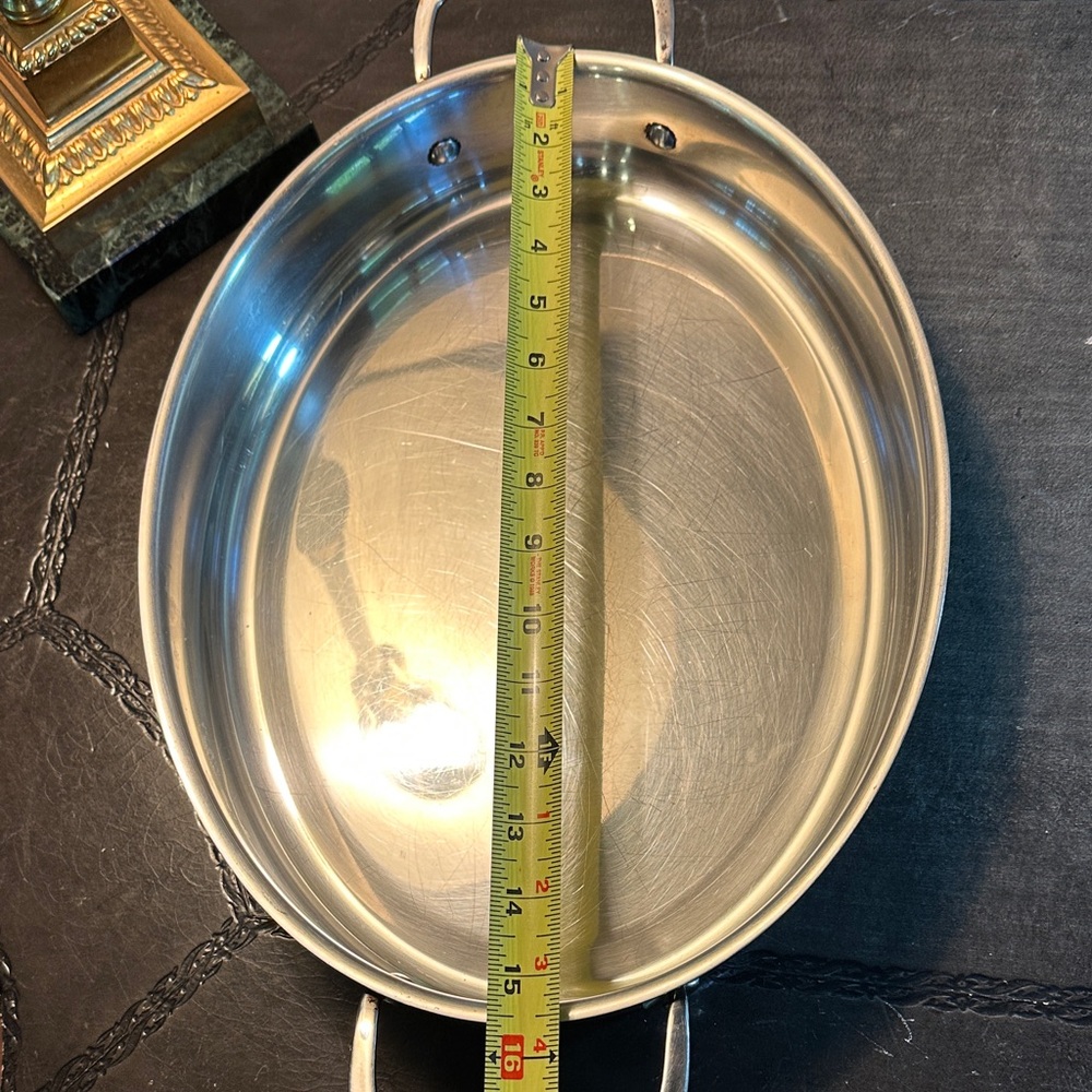 Stainless Steel ALL-CLAD  Roasting Pan with Handles - Silver
